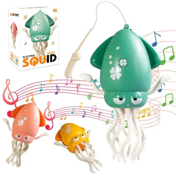 Rechargeable Dancing Squid Kid Electronic Toy (Multi Color)
