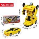 Transforming Robot Sports Car Set