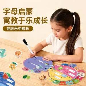 Alphabet Tracing Busy Book for Preschool Kids